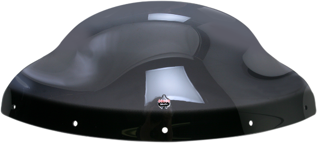 Klock Werks 9" Dark Smoke Flare Fairing Windshield 2009-2017 Kawasaki Vulcan