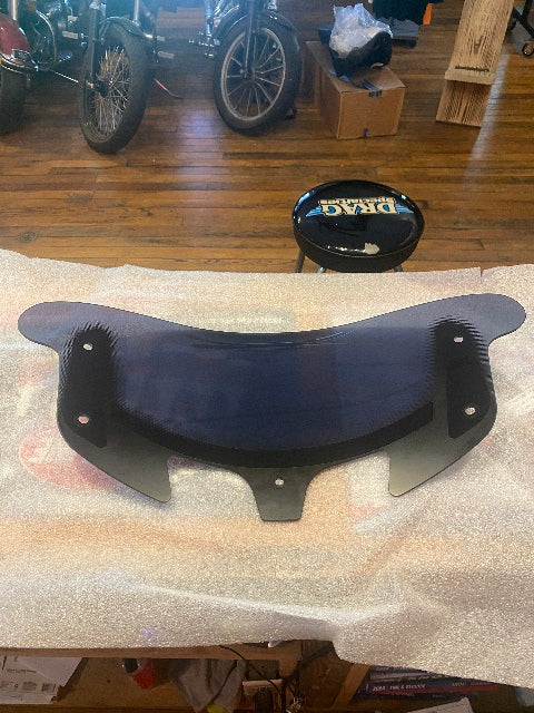 Klock Werks Flare 10" Dark Smoke Windshield 2014-25 Indian Chieftain Roadmaster