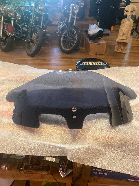 Klock Werks Flare 10" Dark Smoke Windshield 2014-25 Indian Chieftain Roadmaster