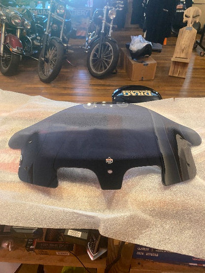 Klock Werks Flare 10" Dark Smoke Windshield 2014-25 Indian Chieftain Roadmaster