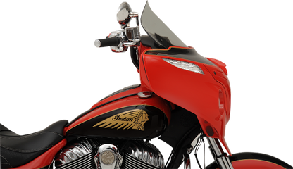 Klock Werks 14" Tint Flare Windshield fits 2014-2023 Indian Chieftain Roadmaster