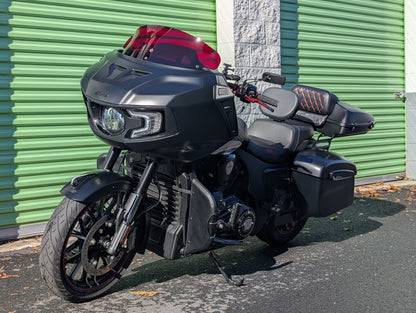 Klock Werks 8" Red Kolor Flare Fairing Windshield 2020-2023 Indian Challenger