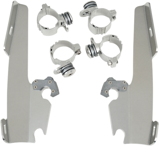 Memphis Shades Trigger Lock Windshield Mounting Kit 1973-2022 Harley DYNA FX FXD