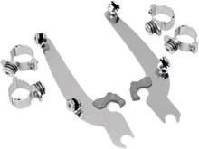 Memphis Shades Trigger Lock Windshield Mounting Kit 73-19 Harley DYNA XL FX FXR