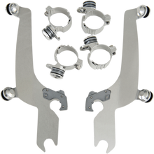 Memphis Shades windshield Trigger Lock Mounting Kit 1980-2013 Harley FXDWG FXST