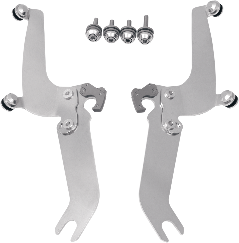 Memphis Shades Trigger Lock Windshield Mount Kit 86-17 Harley Softail FLST FLSTN