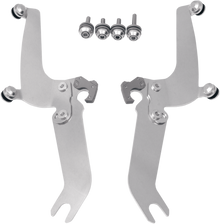 Memphis Shades Trigger Lock Windshield Mount Kit 86-17 Harley Softail FLST FLSTN