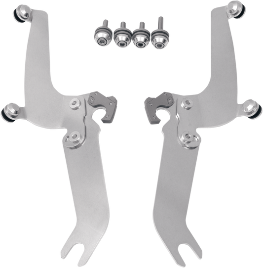 Memphis Shades Trigger Lock Windshield Mount Kit 86-17 Harley Softail FLST FLSTN