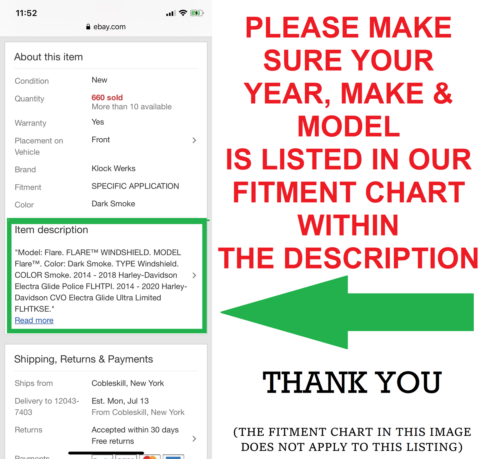 Memphis Shades Trigger Lock Windshield Brackets fits 1988-2006 Harley Softail