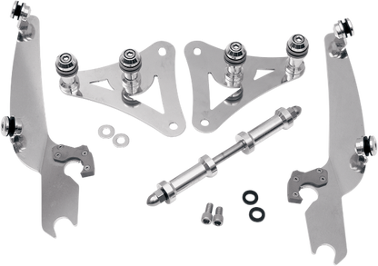 Memphis Shades Windshield Trigger Lock Fairing Mount Kit 88-06 Harley Springer