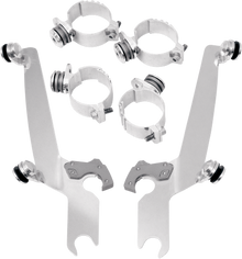 Memphis Shades Trigger Lock Windshield Mount Kit 2006-2024 Harley Dyna FXDB FXDL