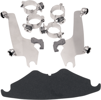 Memphis Shades Trigger Lock Windshield Mount Kit 02-11 Harley VRod VRSCAW VRSCA