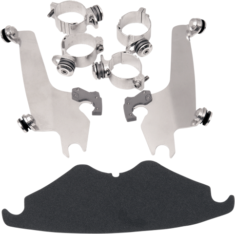Memphis Shades Trigger Lock Windshield Mount Kit 02-11 Harley VRod VRSCAW VRSCA