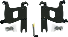 Memphis Shades Black Bullet Fairing Mount Kit 86-17 Harley Davidson FLSTB FLSTF