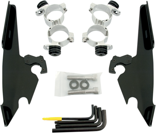 Memphis Shades Trigger Lock Windshield Mount Kit for 2010-2015 Harley Sportster