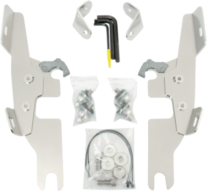 Memphis Shades Batwing Fairing Mount Kit 2012-2016 Harley Dyna Switchback FLD