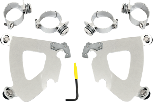 Memphis Shades Gauntlet Fairing Trigger-Lock Mount Kit 2006-24 Harley Street Bob
