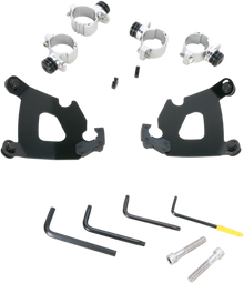 Memphis Shades Trigger Lock Café Fairing Mount Kit 2010-2015 Harley Sportster