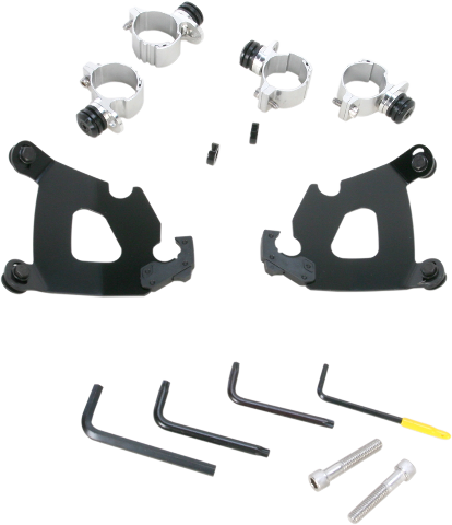 Memphis Shades Trigger Lock Café Fairing Mount Kit 2010-2015 Harley Sportster