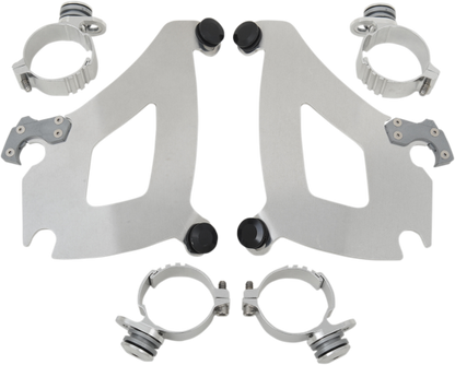 Memphis Shades Breakout Polished bullet Mounting kit 13-17 Harley Davidson FXSB