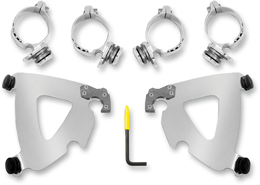 Memphis Shades Trigger Lock Road Warrior Fairing Mount Kit For 06-17 Harley Dyna