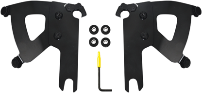 Memphis Shades Road Warrior Faring & Black Mount Kit for 99-19 Harley Touring