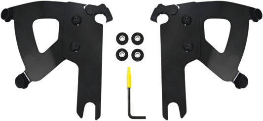 Memphis Shades Road Warrior Faring & Black Mount Kit for 99-19 Harley Touring
