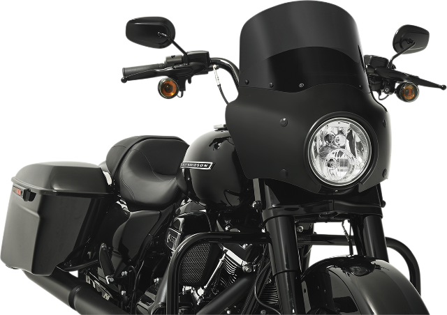 Memphis Shades Road Warrior Faring & Black Mount Kit for 99-19 Harley Touring