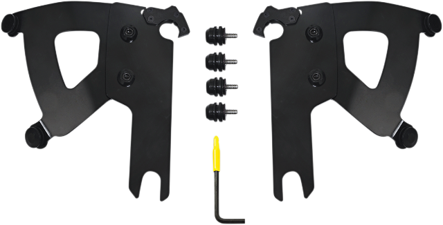 Memphis Shades Road Warrior Faring & Black Mount Kit for 04-20 Harley Touring