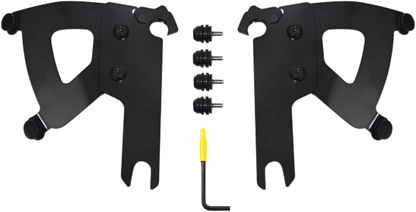 Memphis Shades Road Warrior Faring & Black Mount Kit for 04-20 Harley Touring