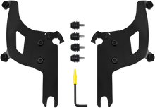 Memphis Shades Bullet Fairing Black Mounting Kit 2004-2024 Harley Touring FLHRS