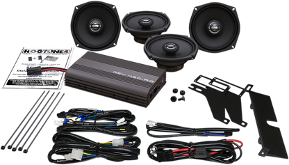 Hogtunes 200 Watt 5 1/4" Speaker Amp Kit fits 2000-2013 Harley Touring Models