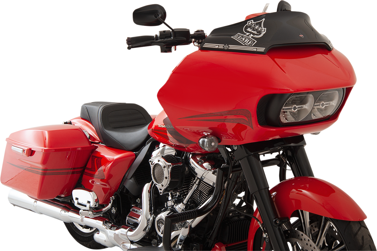 Klock Werks 6" Black Sport Flare Windshield fits 2015-2023 Harley Road Glide