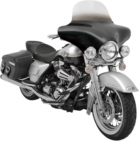 Memphis Shades Black Batwing Motorcycle Fairing fits 86-17 Harley Touring Bagger