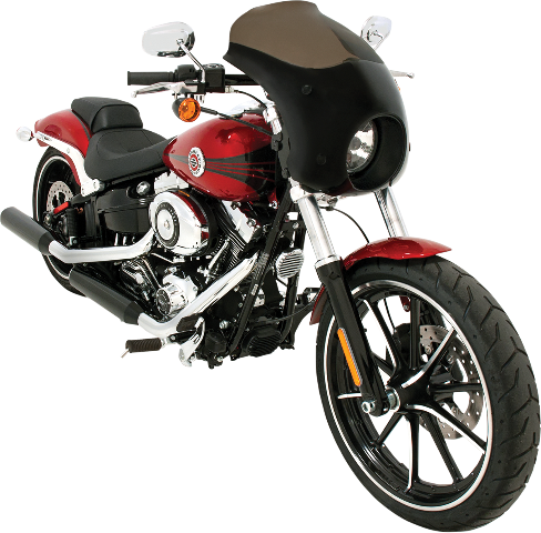 Memphis Shades Bullet Fairing & Black Mount Kit for 13-17 Harley Breakout