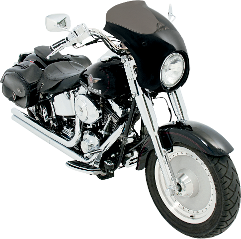 Memphis Shades Black Bullet Fairing fits 1986-21 Harley Davidson Softail