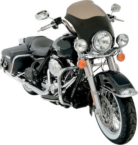 Memphis Shades HD Black Bullet Fairing fits 1994-2024 Harley Road King