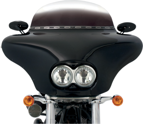 Memphis Shades Black Paintable Batwing Fairing 08-17 Harley Dyna Fat Bob FXDF