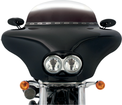 Memphis Shades Black Paintable Batwing Fairing 08-17 Harley Dyna Fat Bob FXDF