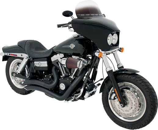 Memphis Shades Black Paintable Batwing Fairing 08-17 Harley Dyna Fat Bob FXDF
