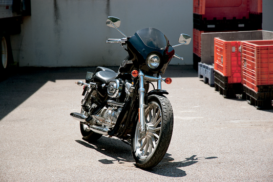 Memphis Shades Gauntlet Fairing & Black Mounts 86-19 Harley Davidson Sportster