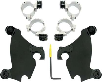 Memphis Shades Gauntlet Fairing & Black Mounts 86-19 Harley Davidson Sportster