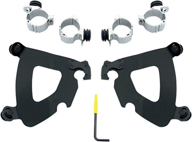 Memphis Shades Gauntlet Fairing & Black Mount kit 10-19 Harley Sportster XL 48
