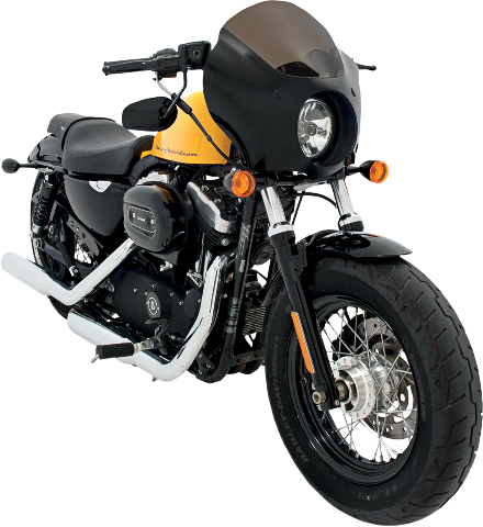 Memphis Shades Gauntlet Fairing & Black Mount kit 10-19 Harley Sportster XL 48