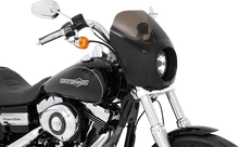 Memphis Shades Cafe Fairing & Black Mount kit fits 06-14 Harley Davidson Dyna