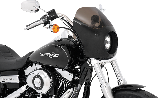 Memphis Shades Cafe Fairing and Black Mount kit 15-19 Harley Davidson Sreet XG