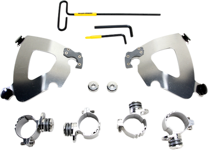 Memphis Shades Gauntlet Fairing & Polished Mount kit 11-19 Harley Sportster XLC