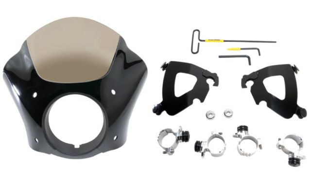 Memphis Shades Gauntlet Fairing & Black Mount kit 2011-2019 Harley Sportster XL