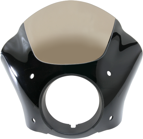 Memphis Shades Gauntlet Fairing & Black Mount kit 14-19 Harley Dyna Low Rider