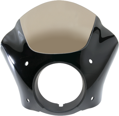 Memphis Shades Gauntlet Fairing & Black Mount kit 14-19 Harley Dyna Low Rider